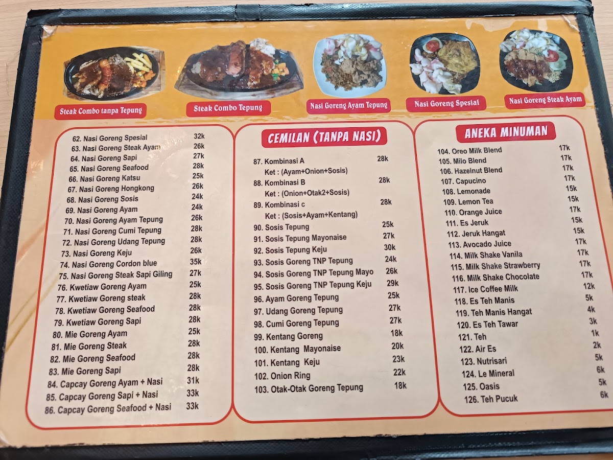 WARUNG STEAK 76 Grogol Photo Menu 3