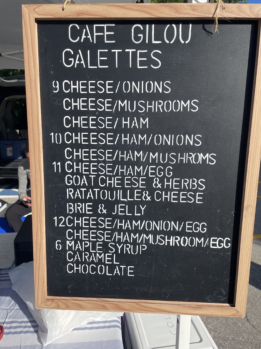 Café Gilou Photo Menu 1