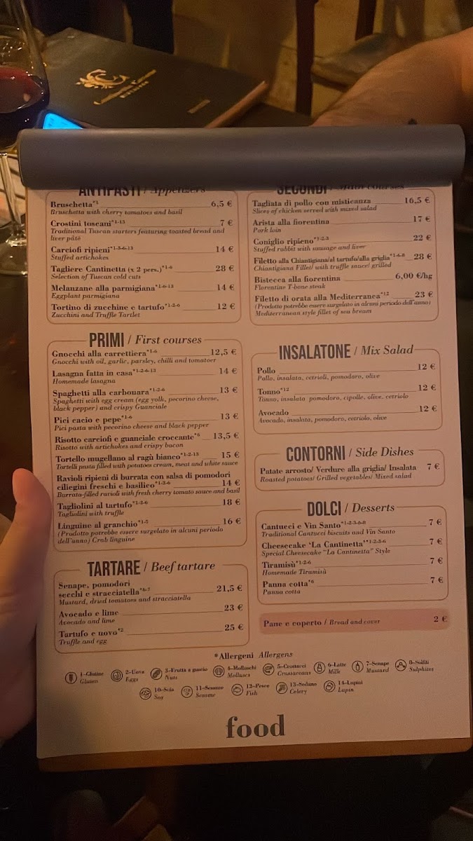 Cantinetta Cavour Photo Menu 2