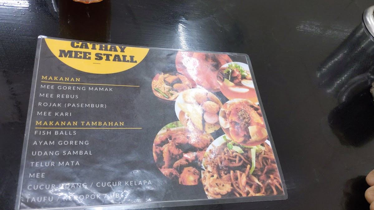 Cathay Mee Stall Photo Menu 8