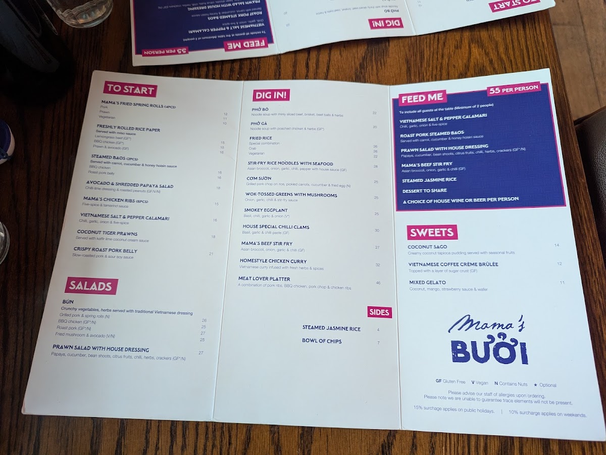 Mama's Buoi Chadstone Photo Menu 3