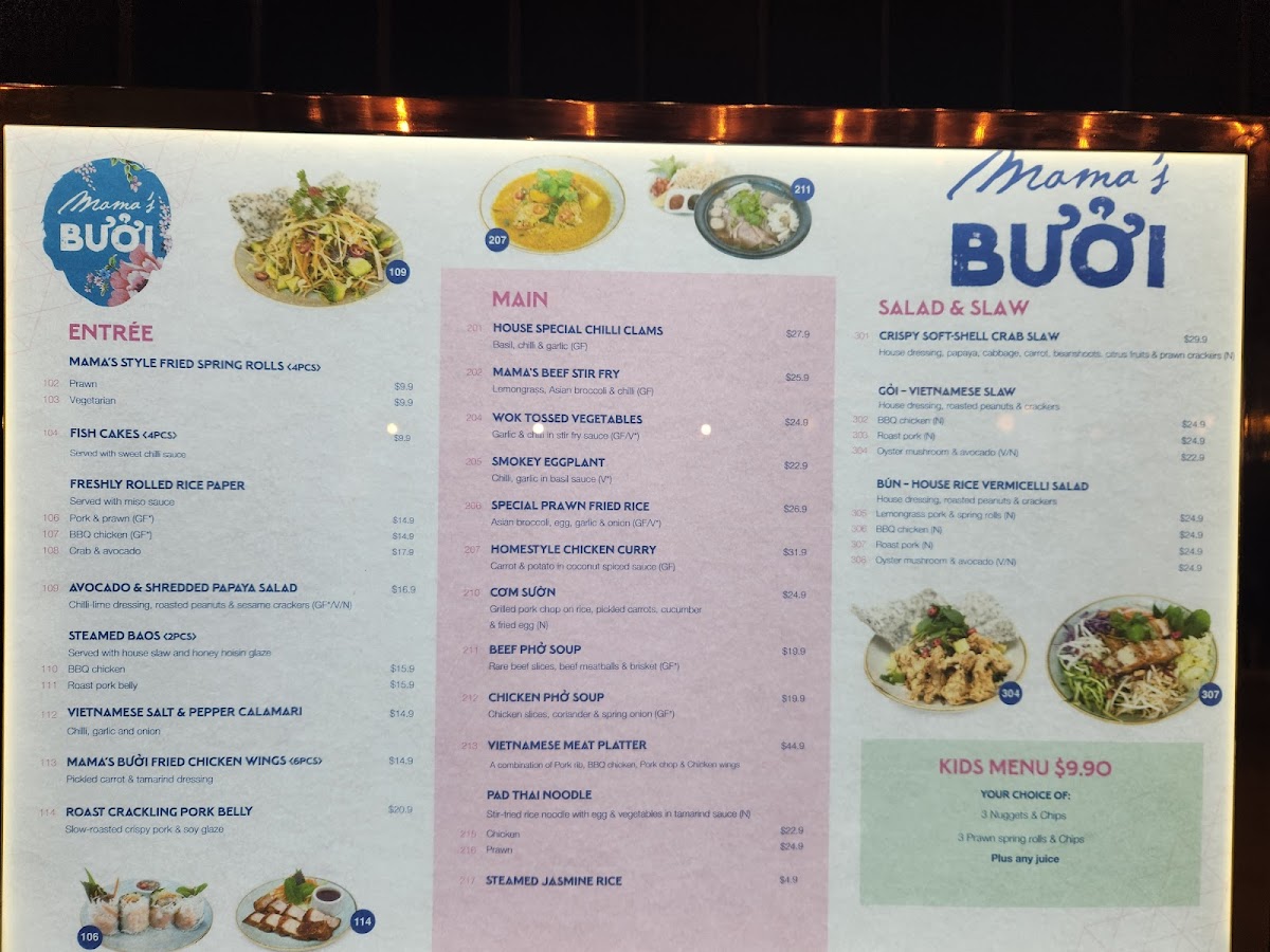 Mama's Buoi Chadstone Photo Menu 7