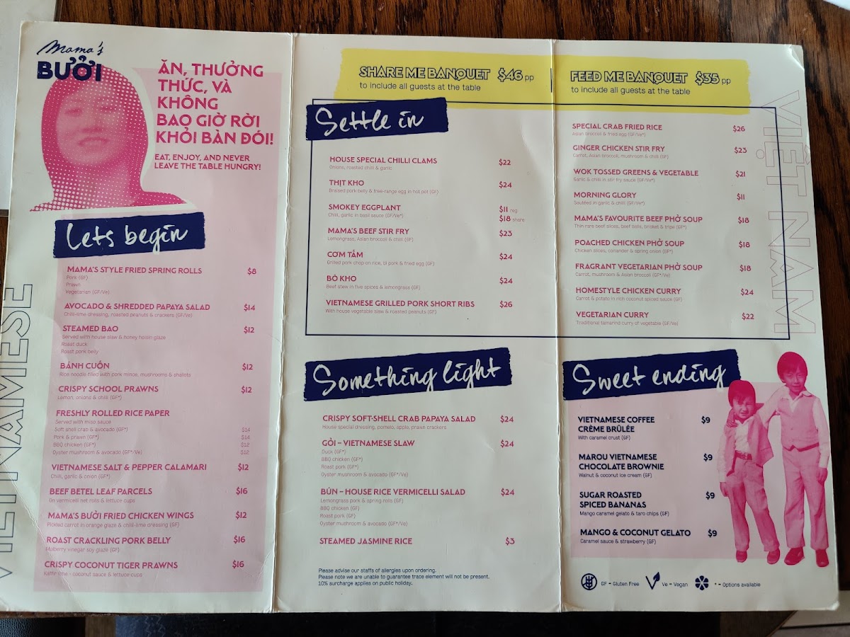 Mama's Buoi Chadstone Photo Menu 9