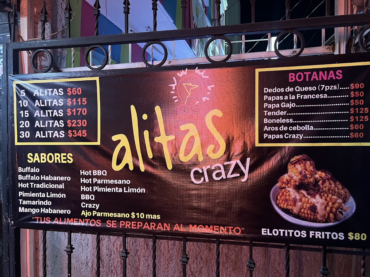 ALITAS CRAZY Photo Menu 1