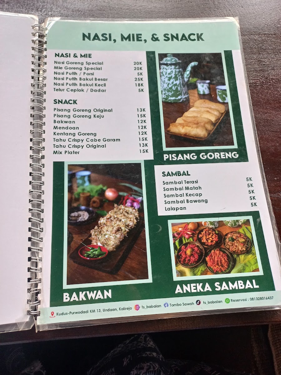 RM. Tombo Sawah Babalan Photo Menu 6