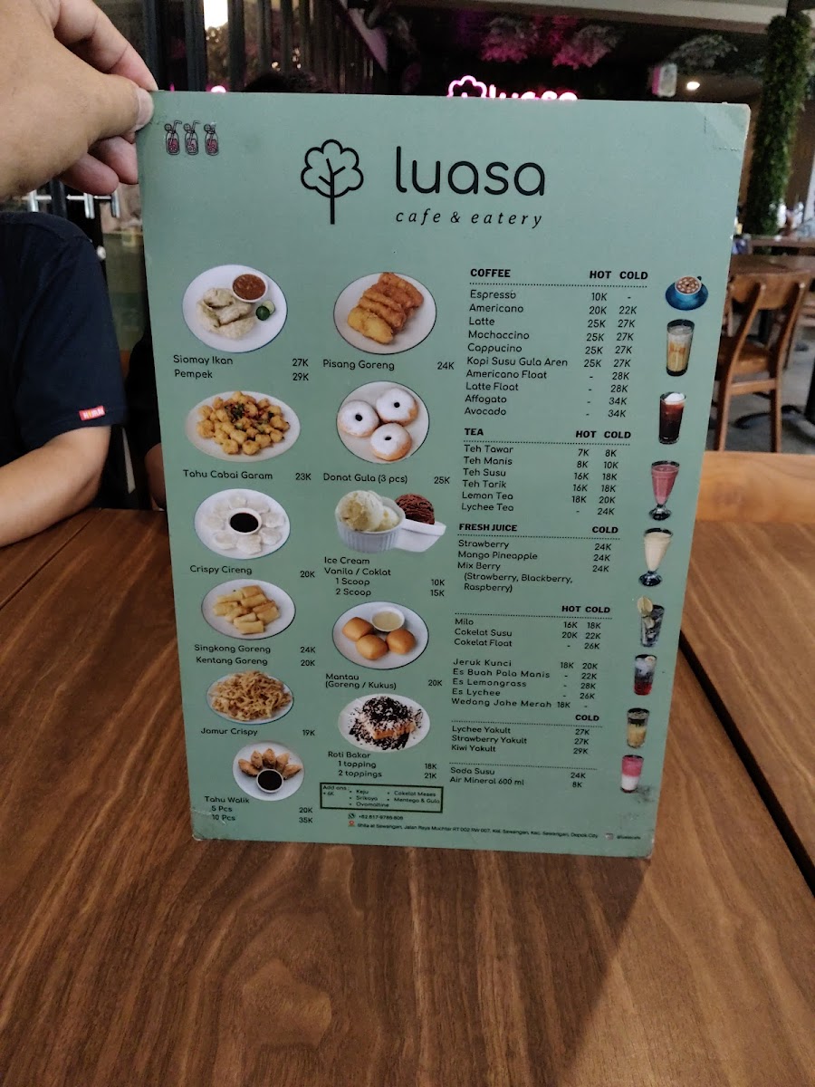 LUASA Cafe & Eatery @Sawangan Photo Menu 10