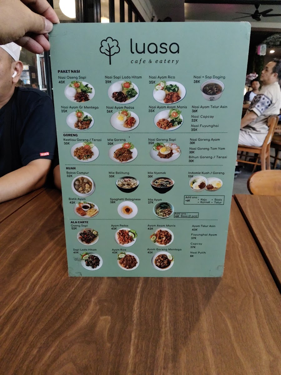 LUASA Cafe & Eatery @Sawangan Photo Menu 9