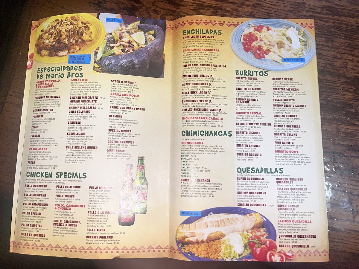 Cabañas Mexican Grill Photo Menu 2