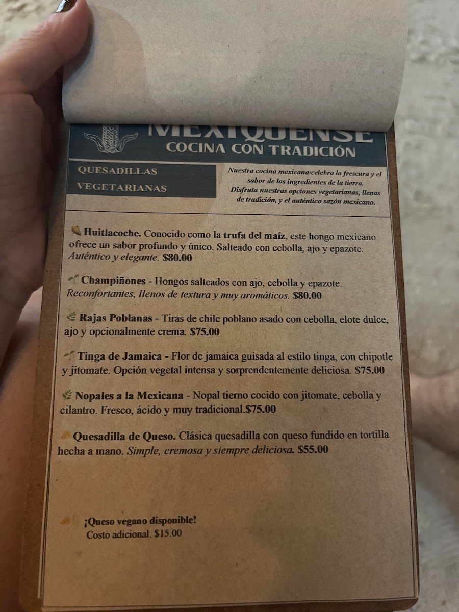 La Mexiquense Holbox Photo Menu 5