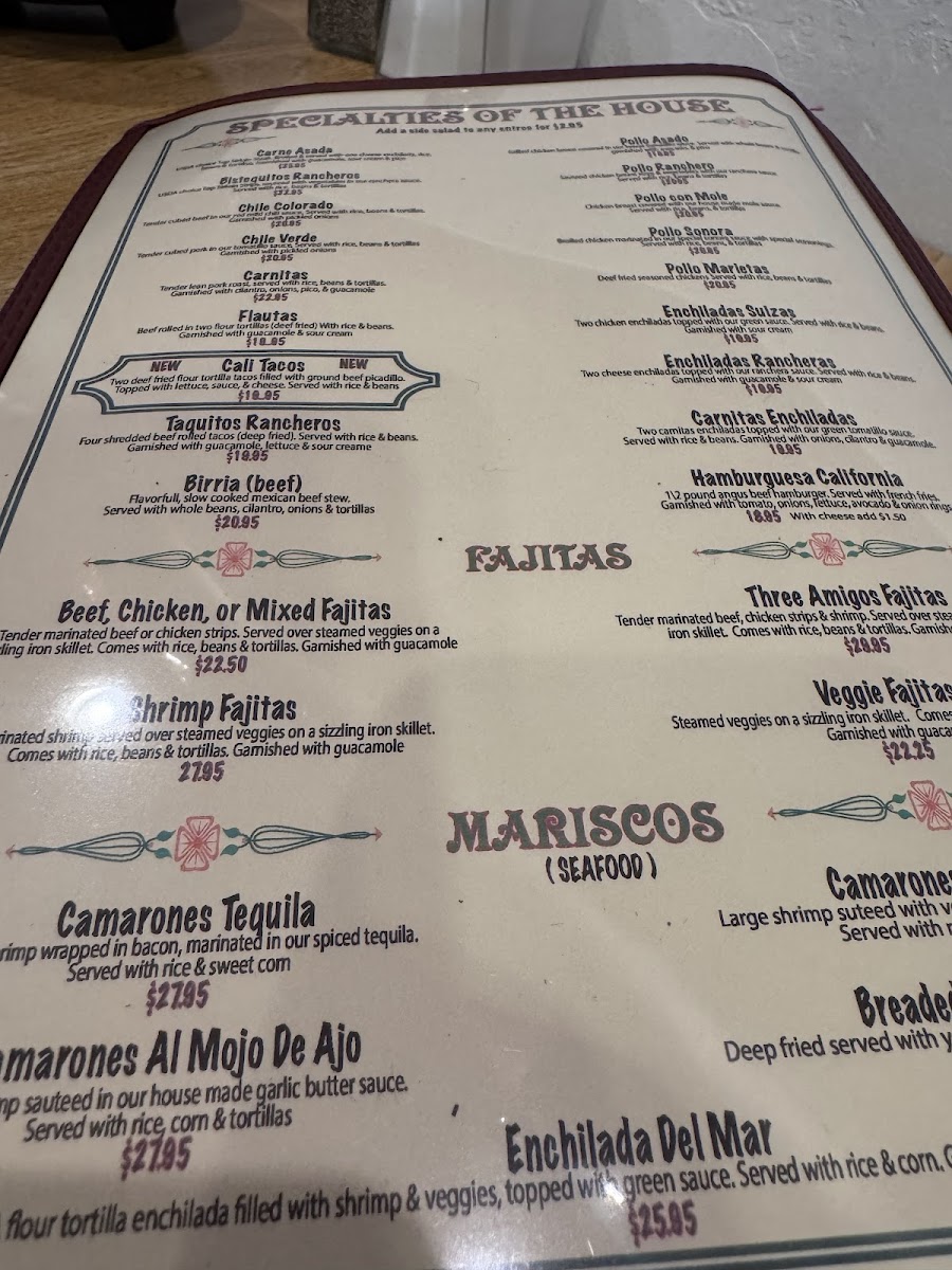 Marieta's El Cajon Mexican Restaurant Photo Menu 3