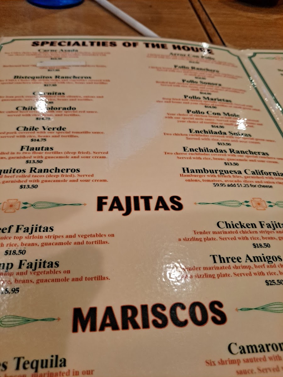 Marieta's El Cajon Mexican Restaurant Photo Menu 8