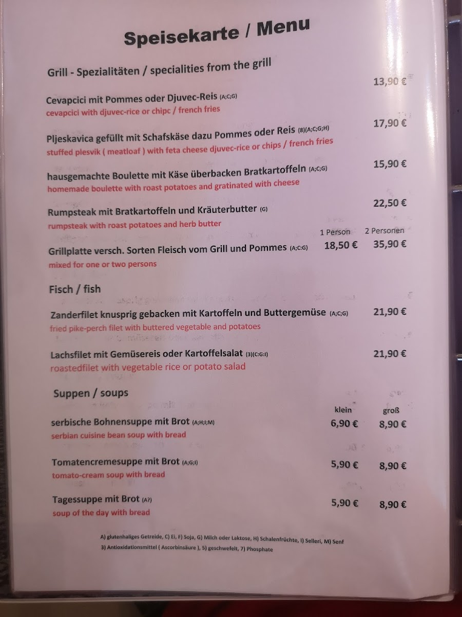 Gasthaus Kater Alex Photo Menu 10