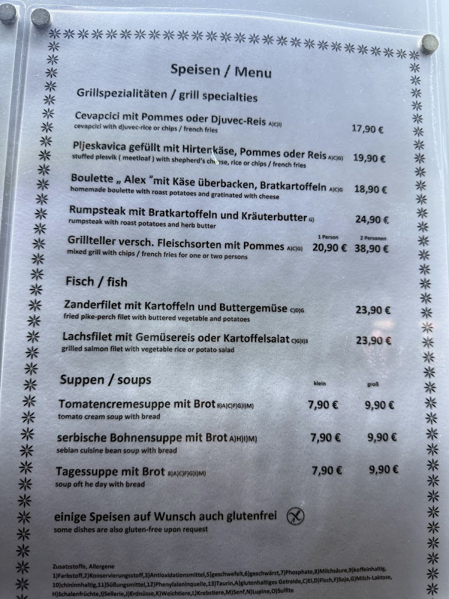 Gasthaus Kater Alex Photo Menu 3