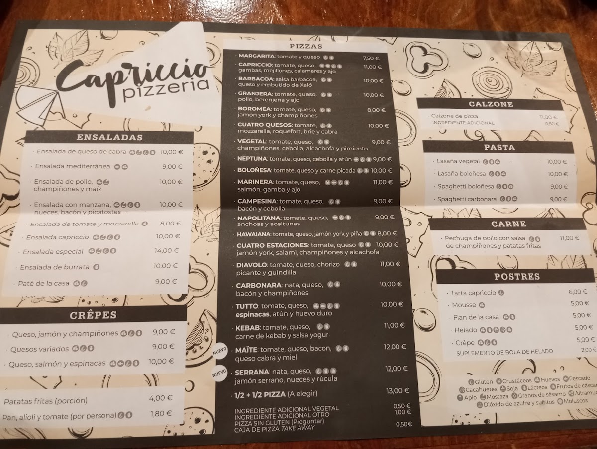 Pizzeria Capriccio Photo Menu 4