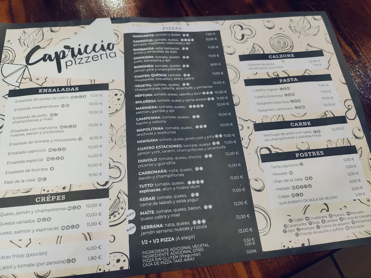 Pizzeria Capriccio Photo Menu 5