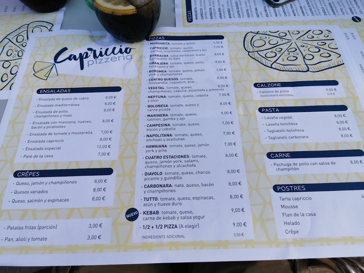 Pizzeria Capriccio Photo Menu 7