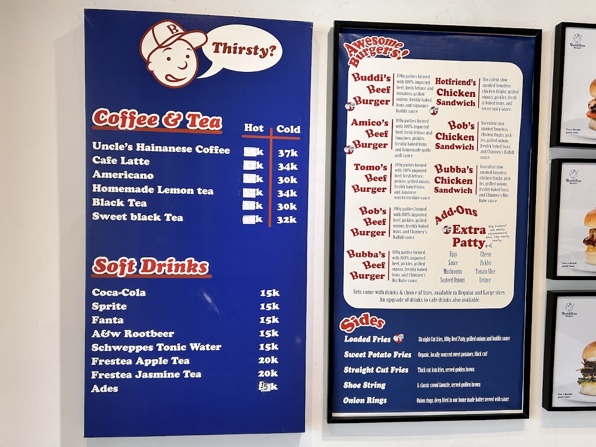 BUDDIBOIS BURGERS Photo Menu 2