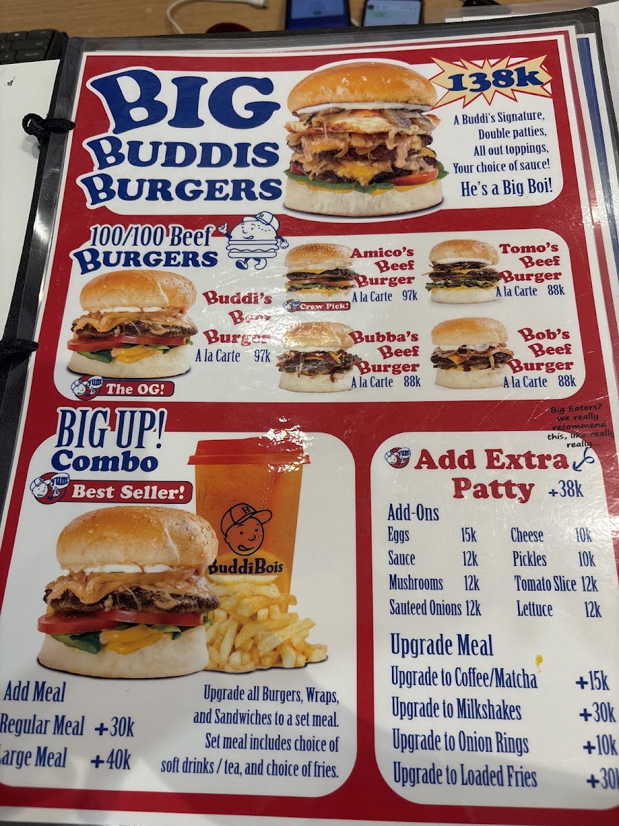 BUDDIBOIS BURGERS Photo Menu 9