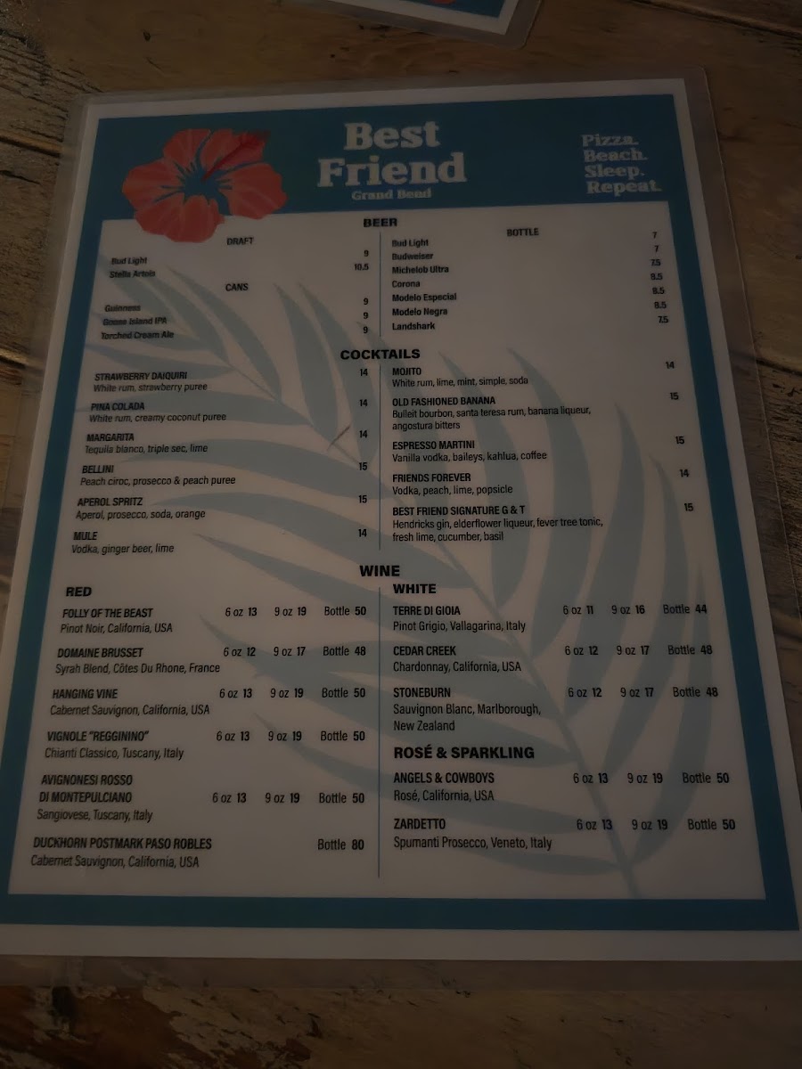Best Friend Pizza Photo Menu 3