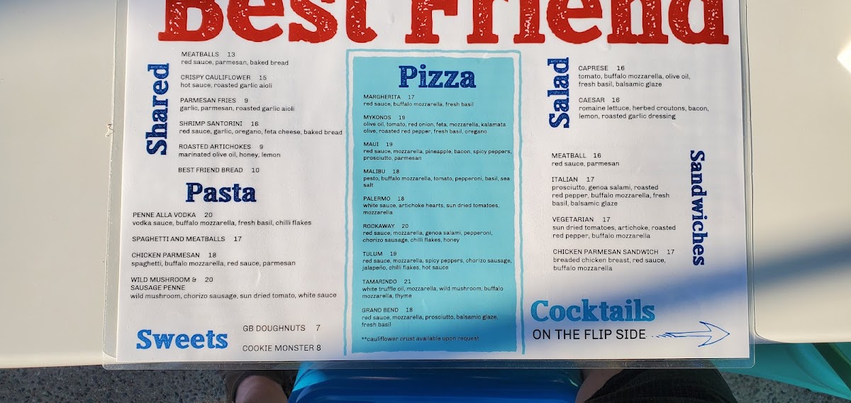 Best Friend Pizza Photo Menu 5