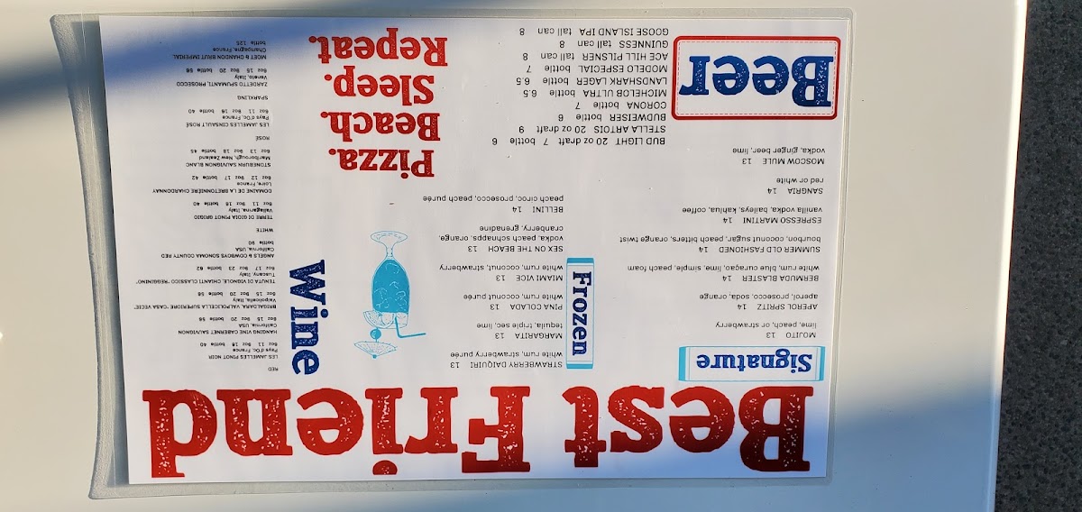 Best Friend Pizza Photo Menu 6