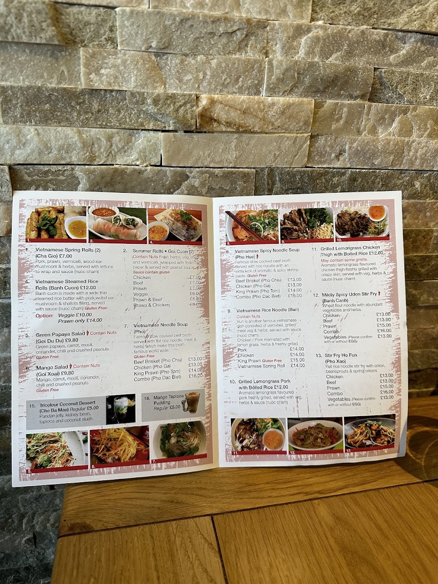 Pho House Photo Menu 1