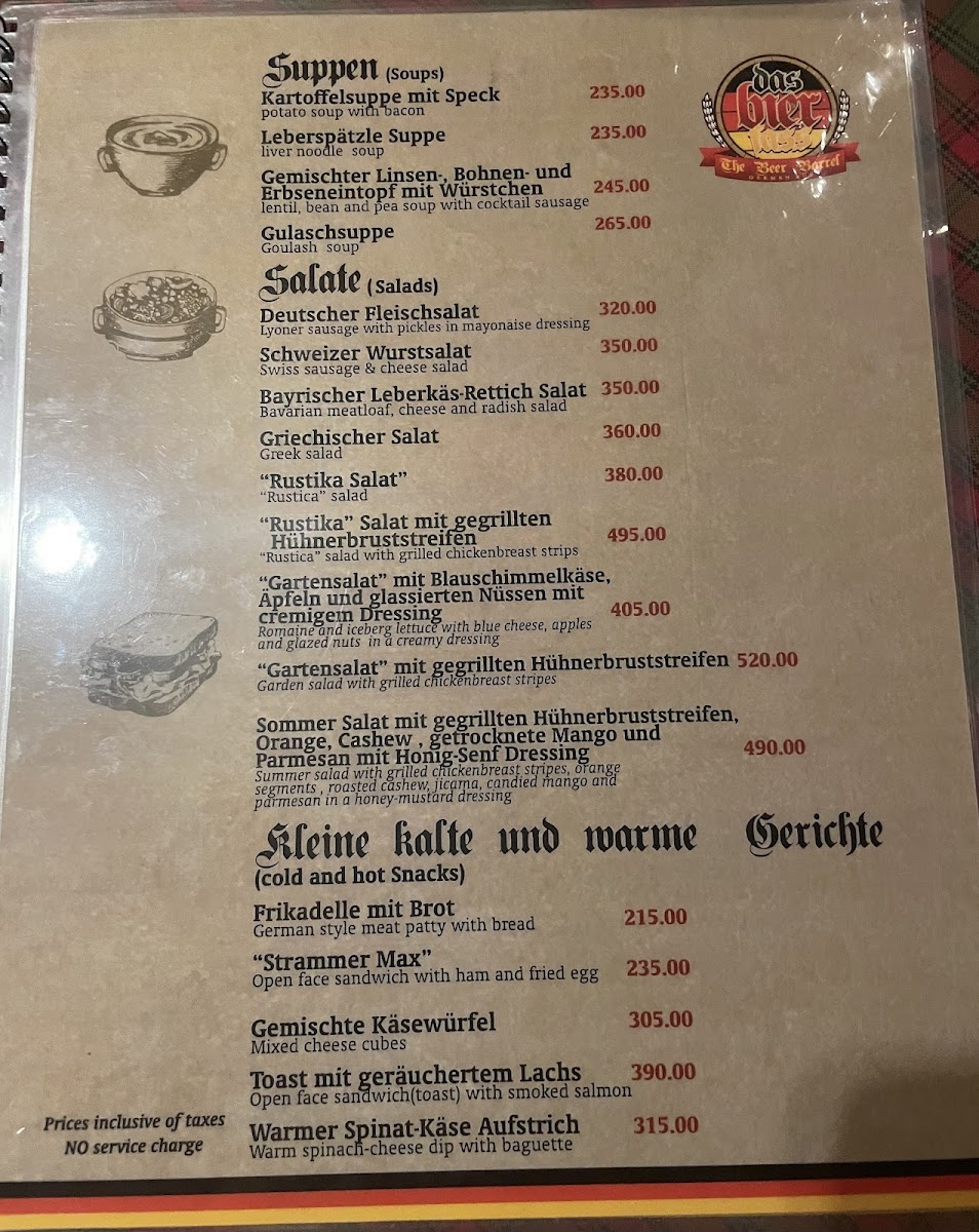Das Bierfass Cebu - The Beer Barrel Cebu Photo Menu 10