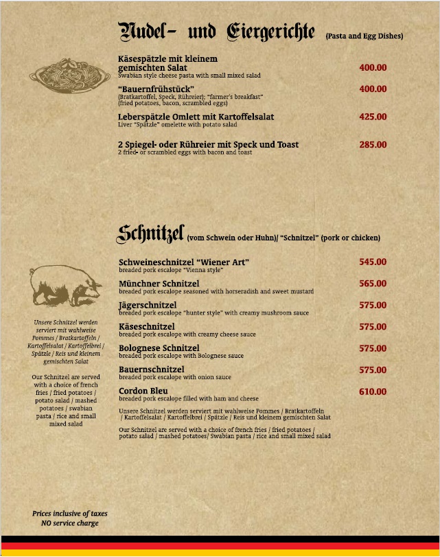 Das Bierfass Cebu - The Beer Barrel Cebu Photo Menu 2