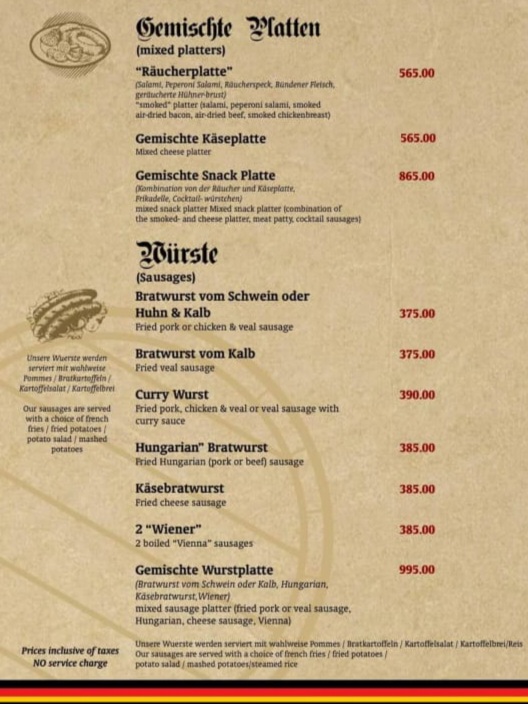 Das Bierfass Cebu - The Beer Barrel Cebu Photo Menu 8