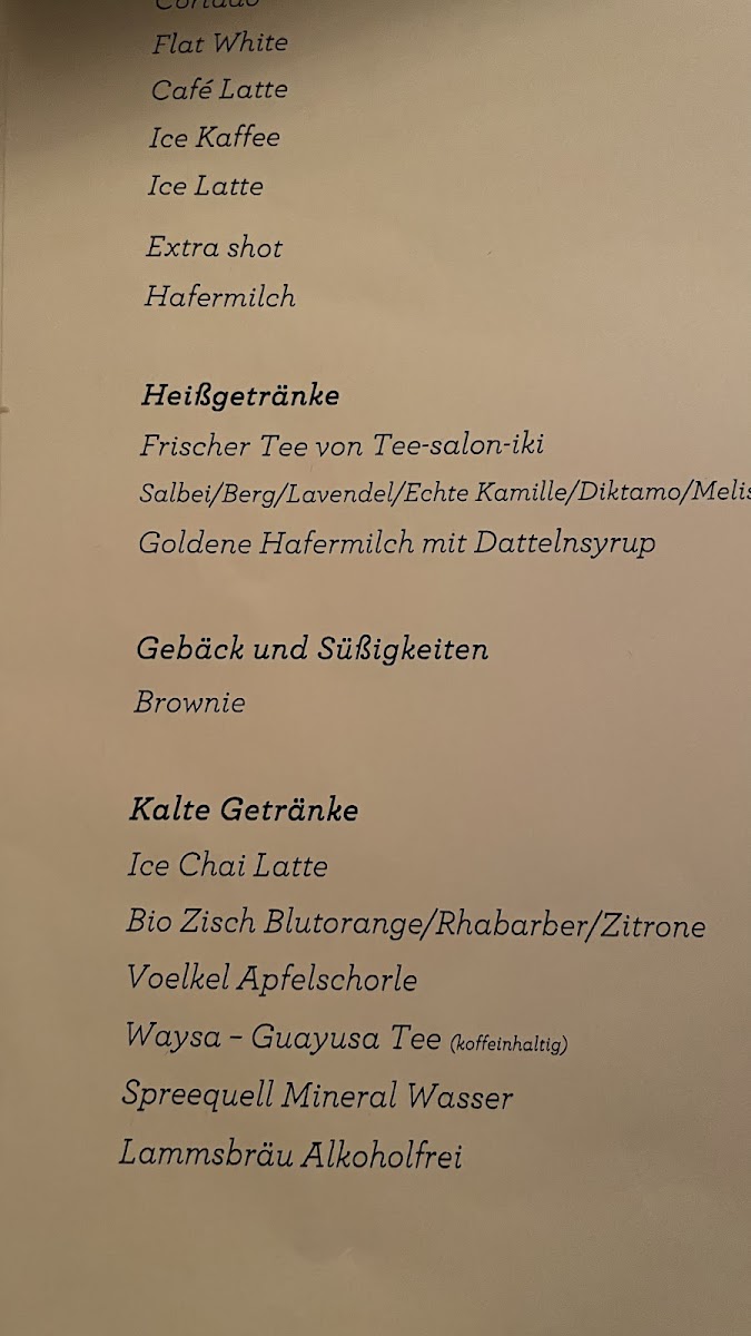 Café Pilz Photo Menu 1