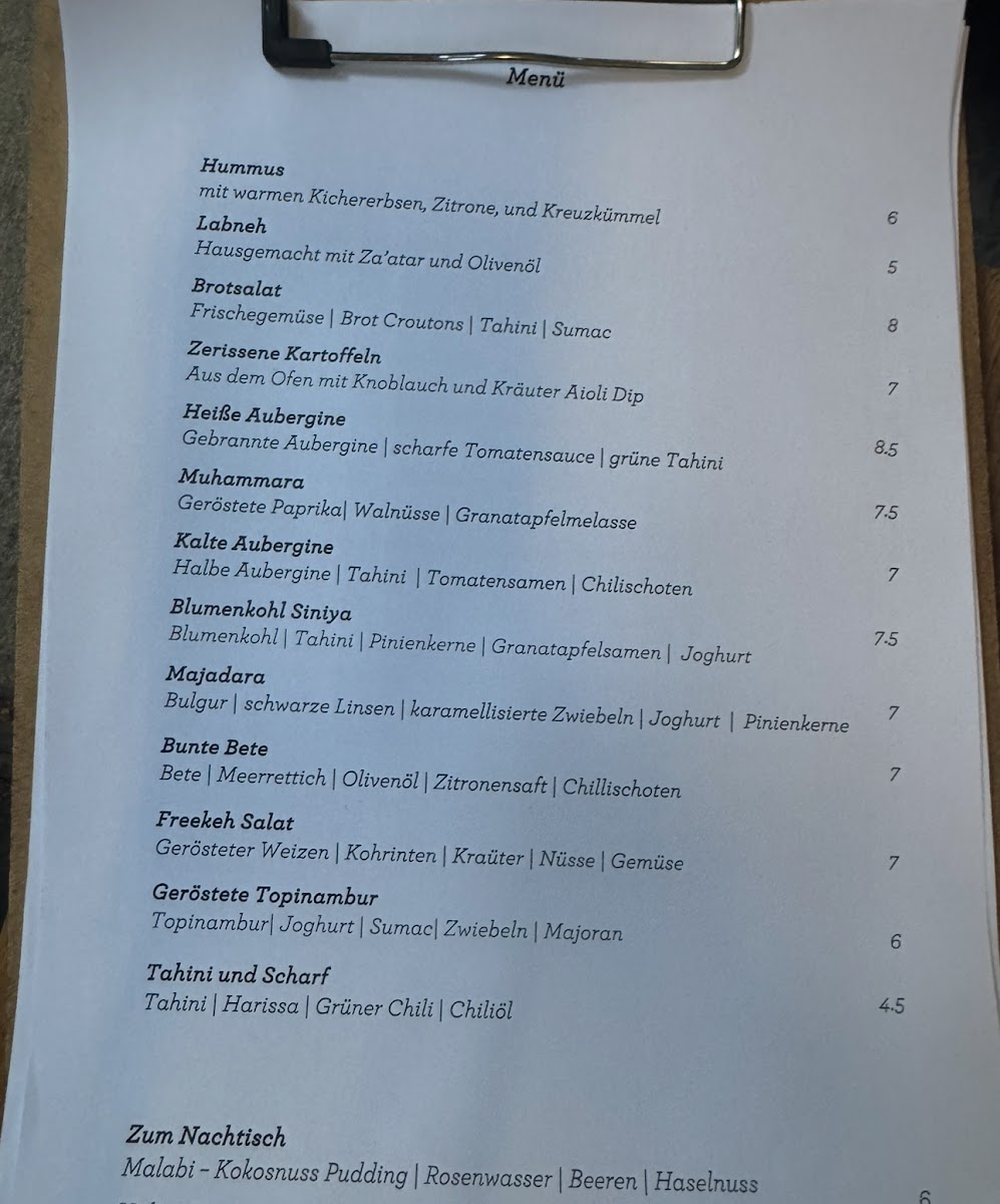 Café Pilz Photo Menu 4