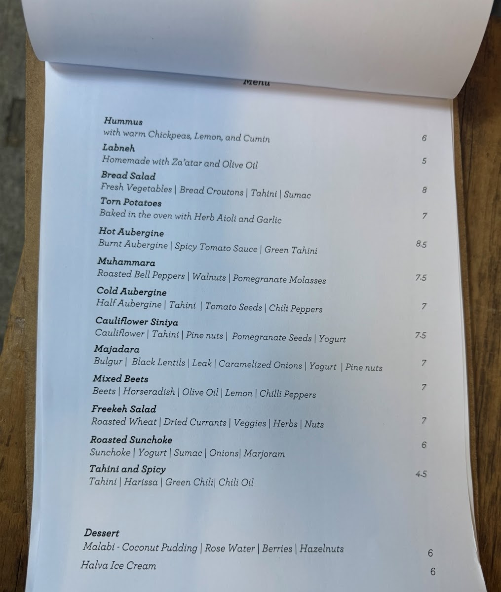 Café Pilz Photo Menu 5