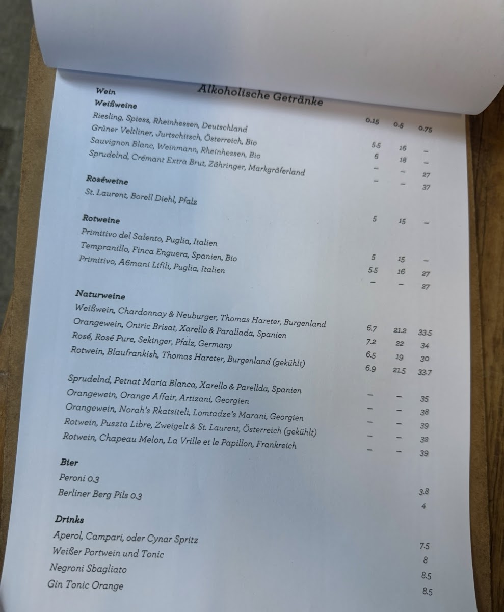 Café Pilz Photo Menu 6