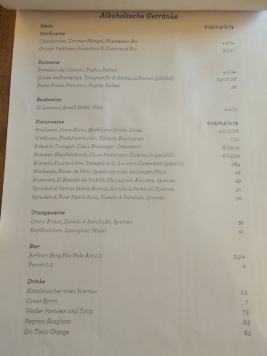 Café Pilz Photo Menu 9