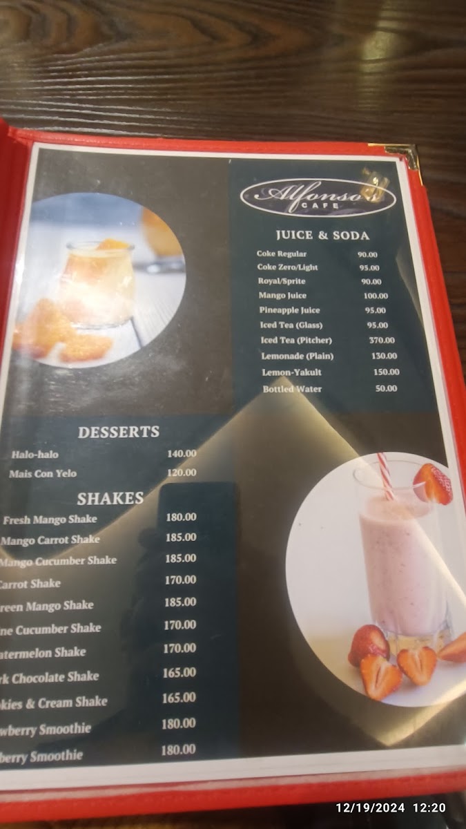 Alfonso's CAFE Photo Menu 6