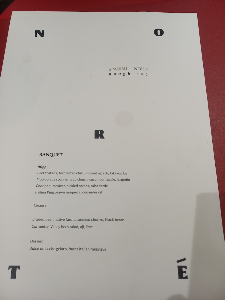 Norté Photo Menu 8