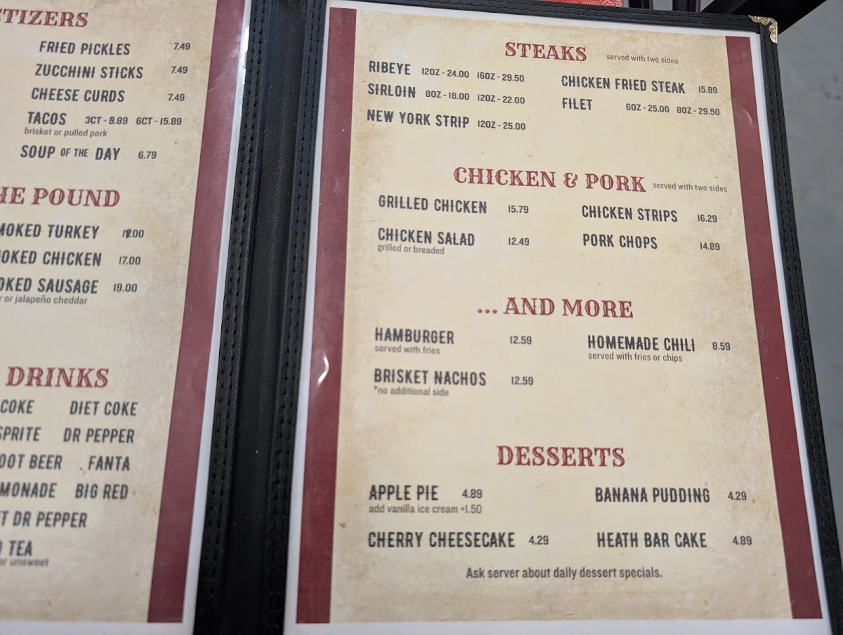 Robby's BBQ & Steakhouse Photo Menu 6
