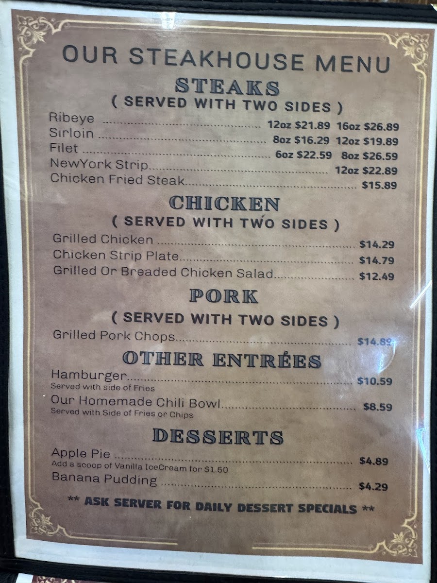 Robby's BBQ & Steakhouse Photo Menu 7