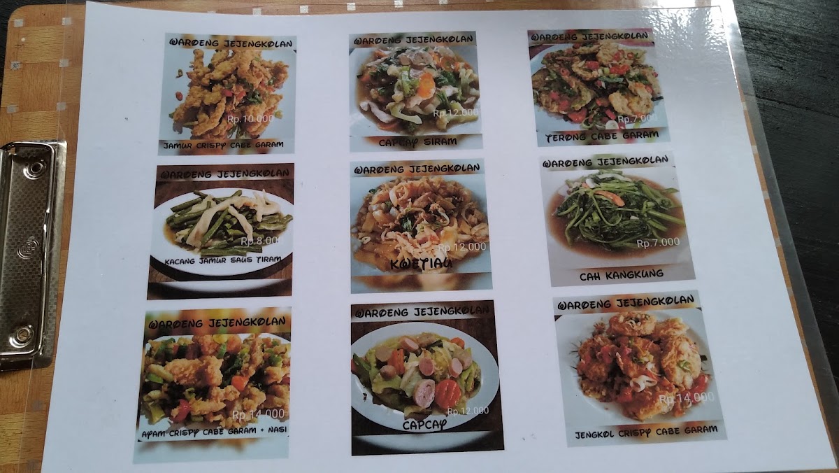 Waroeng JeJengkolan Photo Menu 2