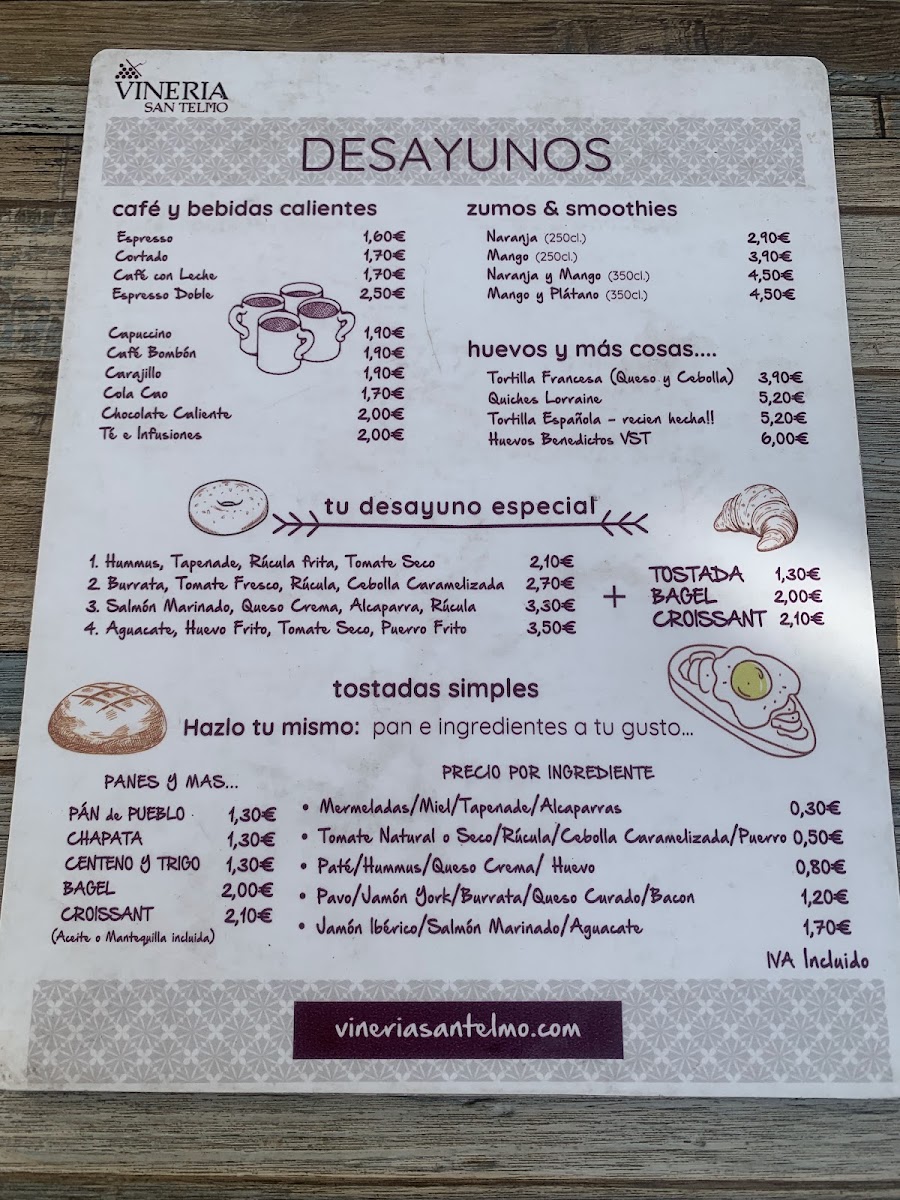 Vineria San Telmo Photo Menu 10