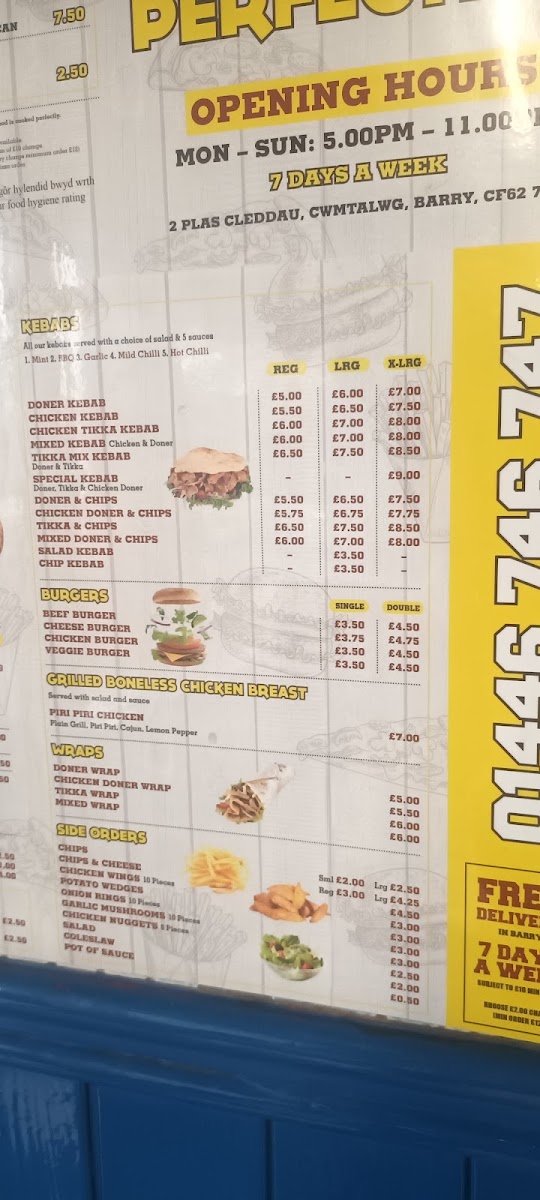 Pizza Perfection Photo Menu 2
