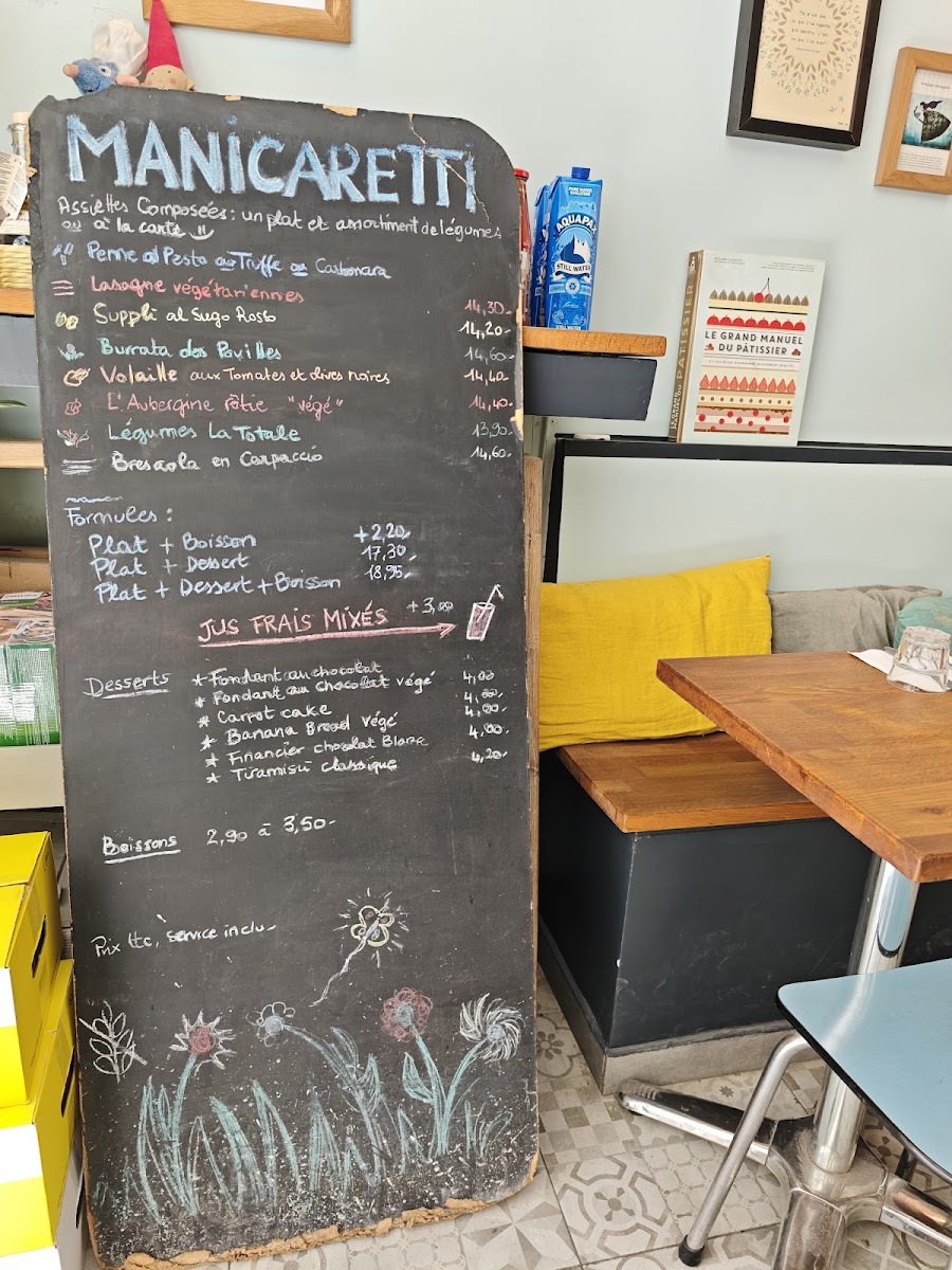 Manicaretti Photo Menu 1