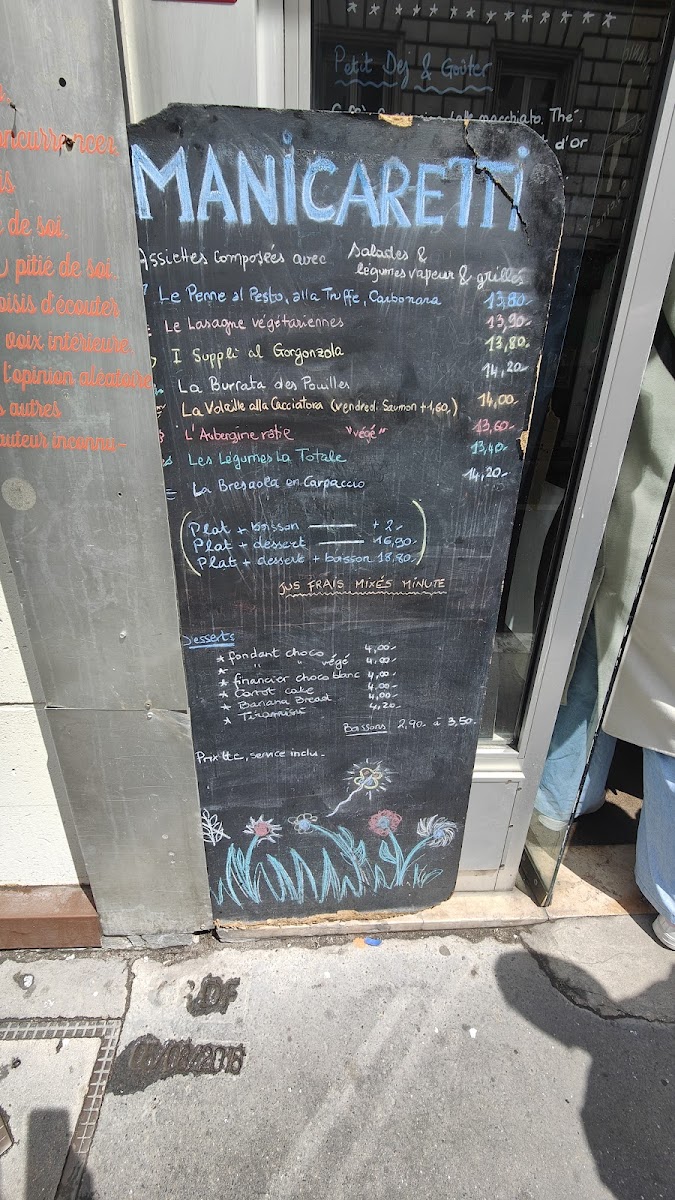 Manicaretti Photo Menu 2