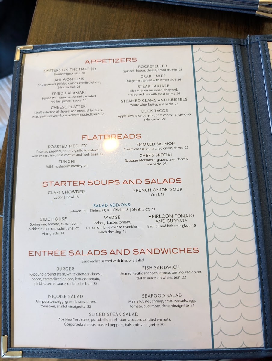 Vista Steak and Seafood Photo Menu 6