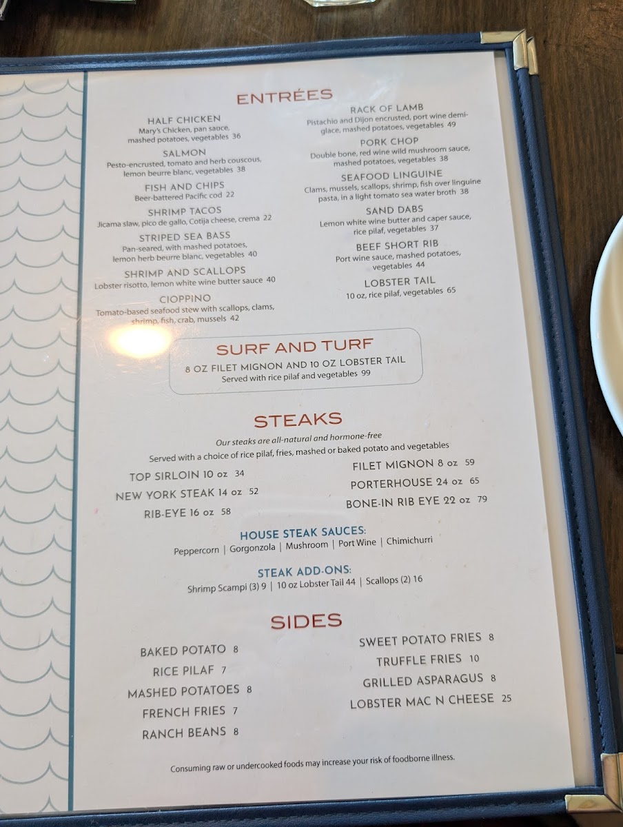 Vista Steak and Seafood Photo Menu 7