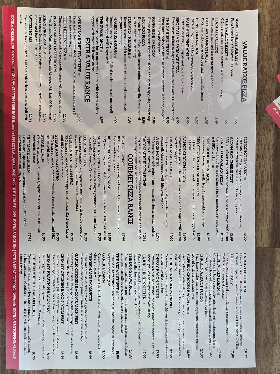 The Pizza Gods 11th Avenue Photo Menu 1