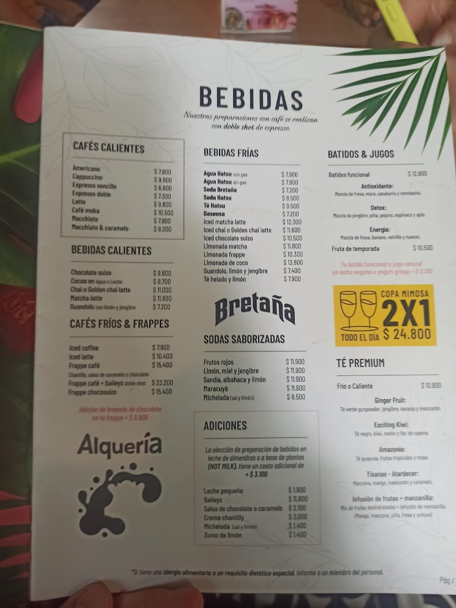 Al Alma Café Restaurante - La inferior Photo Menu 1