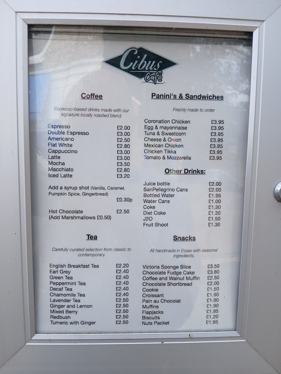 Cibus Restaurant Photo Menu 1