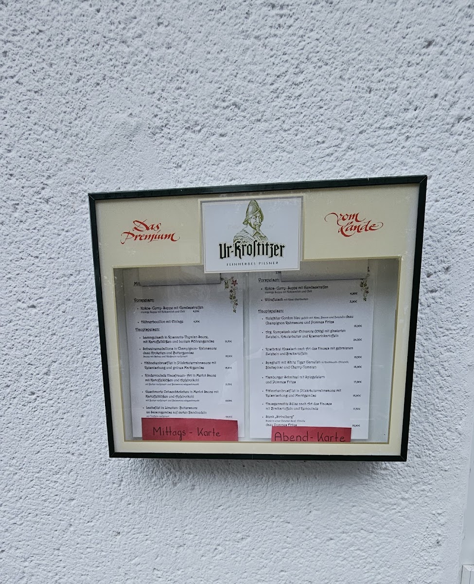 Gaststätte Bergschlösschen Photo Menu 1