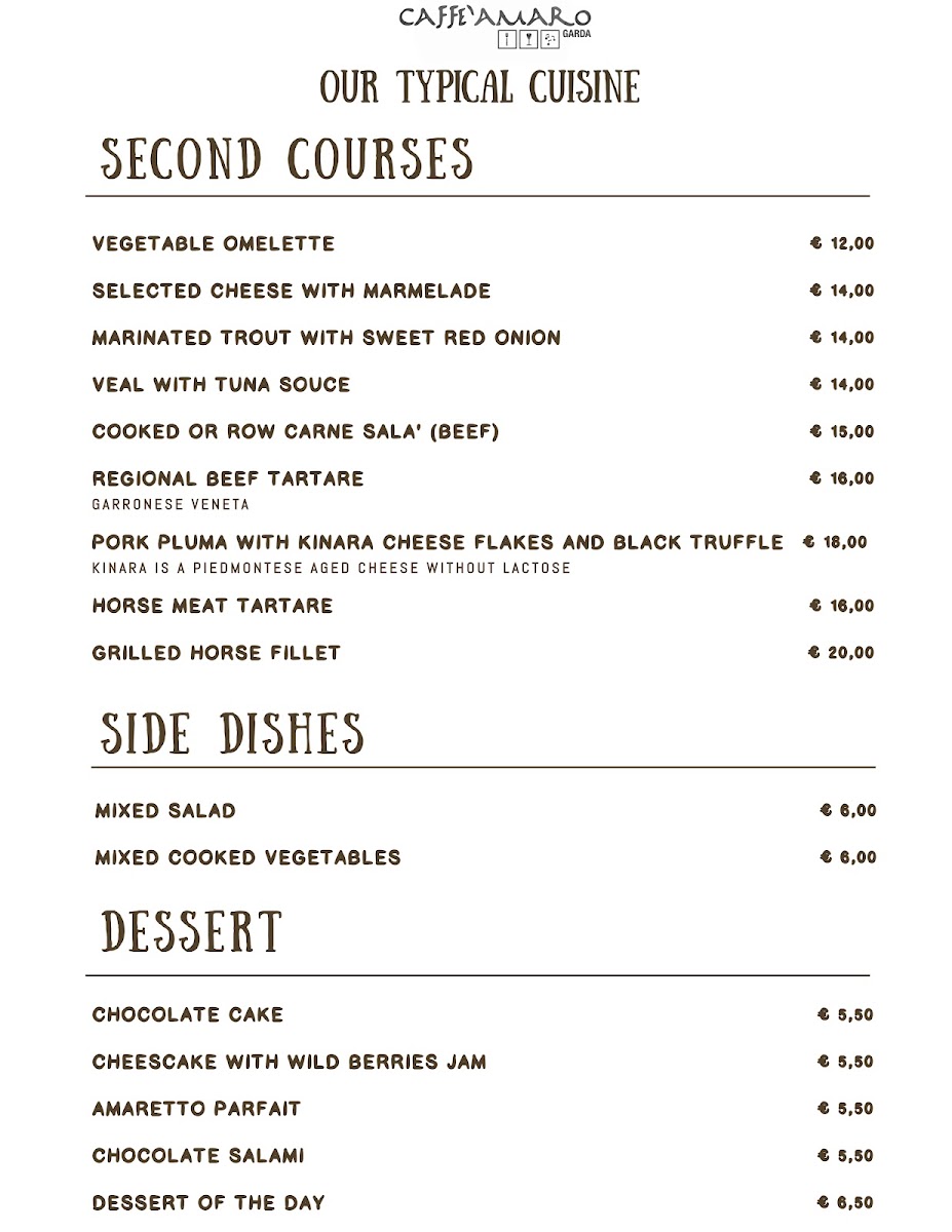 Osteria Caffè Amaro Photo Menu 6
